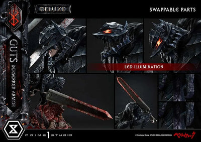 Berserk - Guts - Ultimate Premium Masterline - 1/4 - Berserker Armor, Grunbeld VS Guts, DX Version (Prime 1 Studio)ㅤ – Prime 1 Studio – ActionFigureBrasil — acessórios