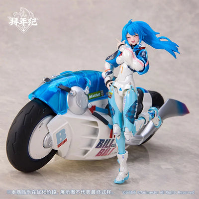 Bilibili - 22 Niang - Speed Slipstream - 1/12 - Bainianji Ver. - With Bike (AniMester, Nuclear Gold Reconstruction)ㅤ – AniMester – ActionFigureBrasil — detalhe do produto