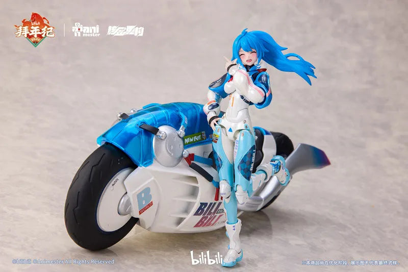 Bilibili - 22 Niang - Speed Slipstream - 1/12 - Bainianji Ver. - With Bike (AniMester, Nuclear Gold Reconstruction)ㅤ – AniMester – ActionFigureBrasil