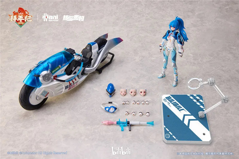 Bilibili - 22 Niang - Speed Slipstream - 1/12 - Bainianji Ver. - With Bike (AniMester, Nuclear Gold Reconstruction)ㅤ – AniMester – ActionFigureBrasil