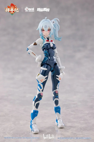 Bilibili - 33 Niang - Speed Slipstream - 1/12 - Bainianji Ver. - With Bike (AniMester, Nuclear Gold Reconstruction)ㅤ – AniMester – ActionFigureBrasil — detalhe do produto