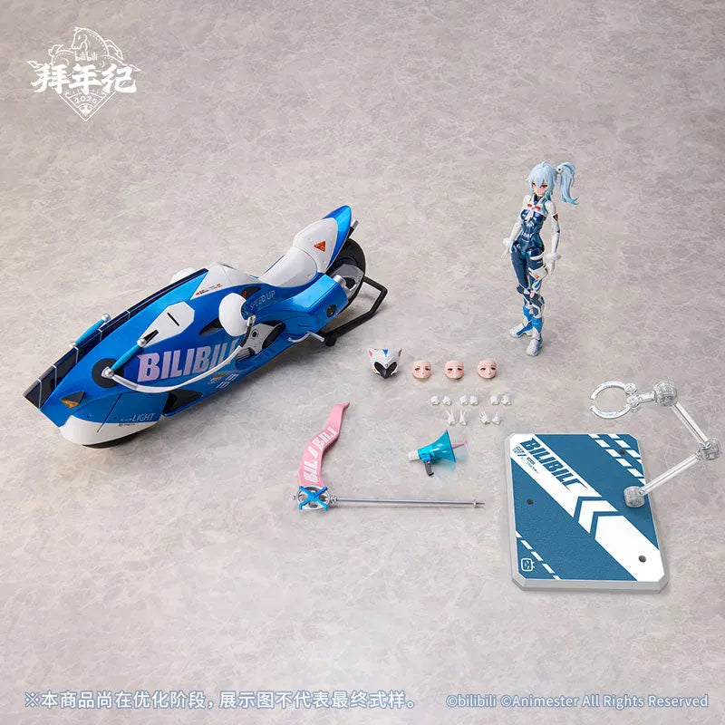 Bilibili - 33 Niang - Speed Slipstream - 1/12 - Bainianji Ver. - With Bike (AniMester, Nuclear Gold Reconstruction)ㅤ – AniMester – ActionFigureBrasil