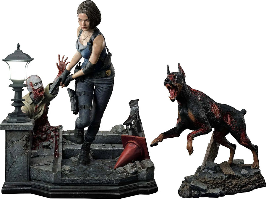 Biohazard Re:3 - Jill Valentine - Cerberus - Zombie - Ultimate Premium Masterline UPMRE3-01 - 1/4 - DX Version (Prime 1 Studio)ㅤ – Prime 1 Studio – ActionFigureBrasil