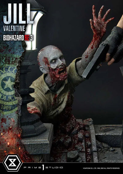 Biohazard Re:3 - Jill Valentine - Zombie - Ultimate Premium Masterline UPMRE3-01 - 1/4 (Prime 1 Studio)ㅤ – Prime 1 Studio – ActionFigureBrasil — ambientada