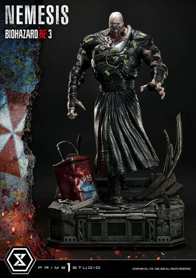 Biohazard Re:3 - Nemesis T-Gata - Ultimate Premium Masterline (UPMRE3-02) - 1/4 (Prime 1 Studio)ㅤ – Prime 1 Studio – ActionFigureBrasil — ângulo diferente