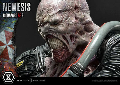 Biohazard Re:3 - Nemesis T-Gata - Ultimate Premium Masterline (UPMRE3-02) - 1/4 (Prime 1 Studio)ㅤ – Prime 1 Studio – ActionFigureBrasil — ambientada