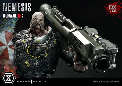 Biohazard Re:3 - Nemesis T-Gata - Ultimate Premium Masterline (UPMRE3-02DX) - 1/4 - DX Version (Prime 1 Studio)ㅤ – Prime 1 Studio – ActionFigureBrasil — ambientada