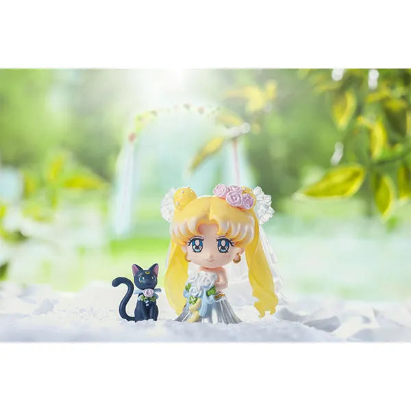 Bishoujo Senshi Sailor Moon - Artemis - Chiba Mamoru - Luna - Tsukino Usagi - Petit Chara Happy Wedding - Petit! Chara Seriesㅤ – MegaHouse – ActionFigureBrasil