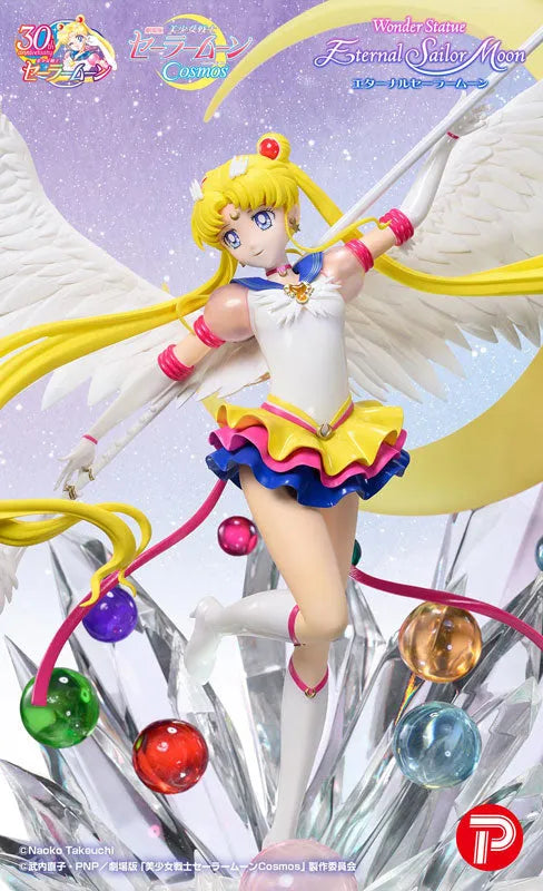 Bishoujo Senshi Sailor Moon Cosmos - Wonder Statue - Eternal Sailor Moon (Plex)ㅤ – PLEX – ActionFigureBrasil