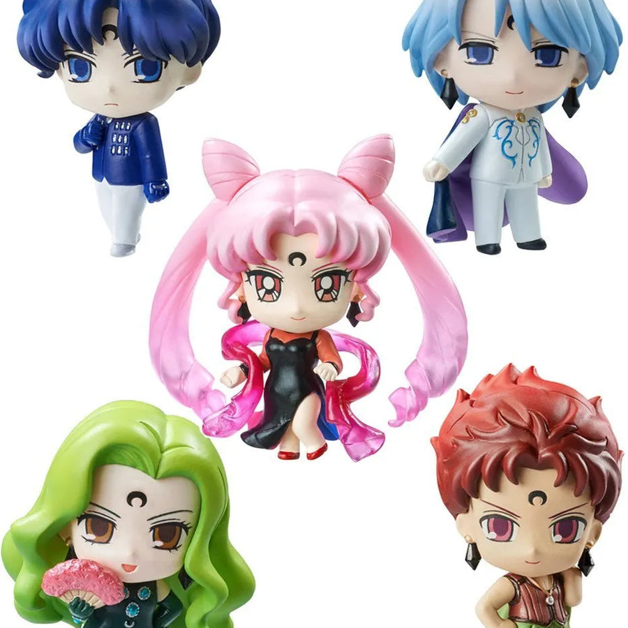 Bishoujo Senshi Sailor Moon R - Petit Chara Bishoujo Senshi Sailor Moon Black Moon Hen - Petit Chara! Series - Setㅤ – Bandai – ActionFigureBrasil