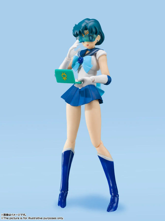 Bishoujo Senshi Sailor Moon - Sailor Mercury - S.H.Figuarts - Animation Color Edition - 2023 Re-release (Bandai Spirits)ㅤ – Bandai Spirits – ActionFigureBrasil