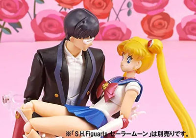 Bishoujo Senshi Sailor Moon - Tuxedo Kamen - S.H.Figuarts (Bandai)ㅤ – Bandai – ActionFigureBrasil — com base expositora