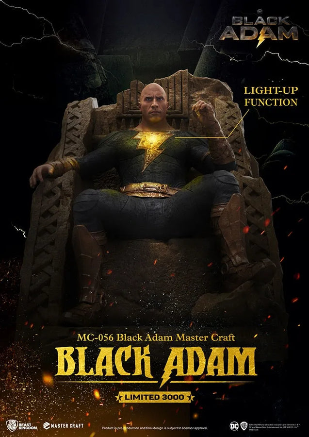 Black Adam - LIMITED EDITION: 3000 – Beast Kingdom – ActionFigure Brasil