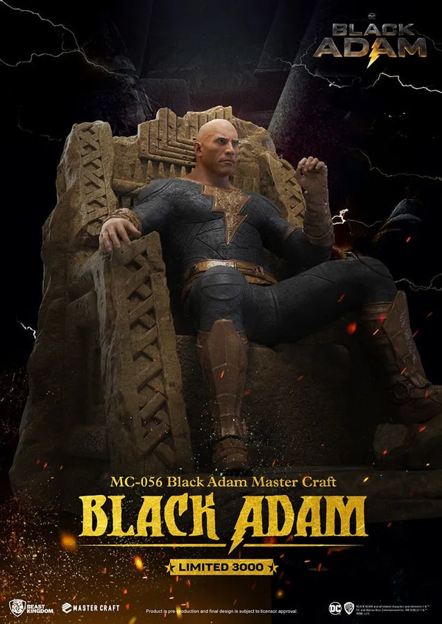 Black Adam - LIMITED EDITION: 3000 – Beast Kingdom – ActionFigure Brasil