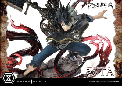 Black Clover - Asta - Concept Masterline (CMBC-01) - 1/6 (Prime 1 Studio)ㅤ – Prime 1 Studio – ActionFigureBrasil — com base expositora