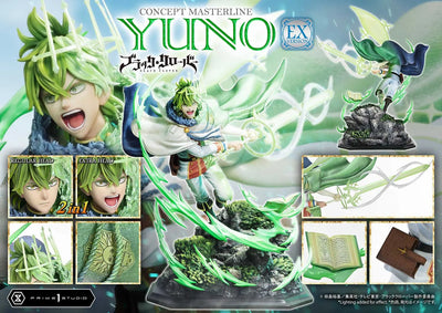 Black Clover - Yuno - Concept Masterline (CMBC-02EX) - 1/6 - EX Version (Prime 1 Studio)ㅤ – Prime 1 Studio – ActionFigureBrasil — embalagem