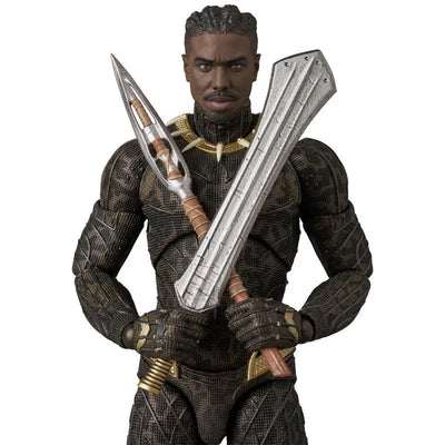 Black Panther - Erik Killmonger - Mafex (No.265) (Medicom Toy)ㅤ – Medicom Toy – ActionFigureBrasil — com base expositora