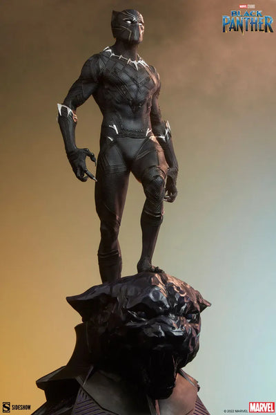 Black Panther - LIMITED EDITION: 2500 – Sideshow Collectibles – ActionFigure Brasil — com base expositora