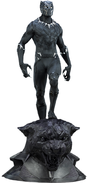 Black Panther - LIMITED EDITION: 2500 – Sideshow Collectibles – ActionFigure Brasil — ângulo diferente