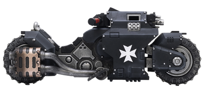Black Templars Outriders Bike – Joytoy – ActionFigure Brasil — close