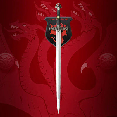 Blackfyre - LIMITED EDITION: 2500 – Valyrian Steel – ActionFigure Brasil — com base expositora