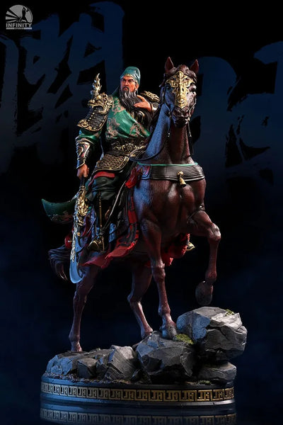 Blade-Wielding Guan Yu (Colored Version) – Infinity Studio – ActionFigure Brasil — ângulo diferente