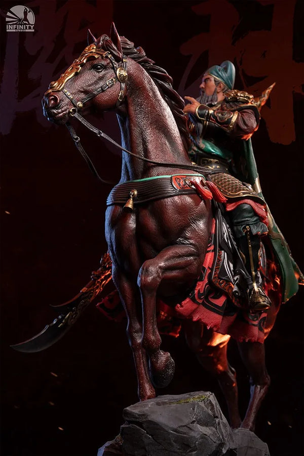 Blade-Wielding Guan Yu (Colored Version) – Infinity Studio – ActionFigure Brasil