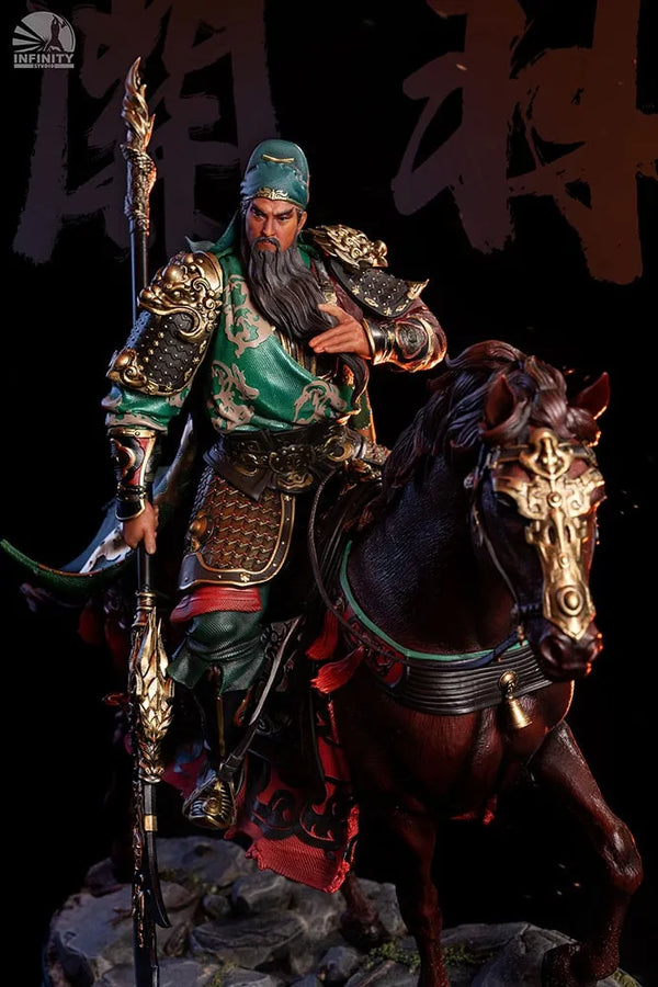 Blade-Wielding Guan Yu (Colored Version) – Infinity Studio – ActionFigure Brasil