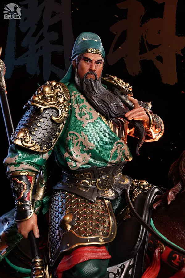 Blade-Wielding Guan Yu (Colored Version) – Infinity Studio – ActionFigure Brasil