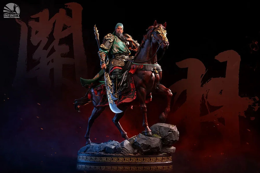 Blade-Wielding Guan Yu (Colored Version) – Infinity Studio – ActionFigure Brasil