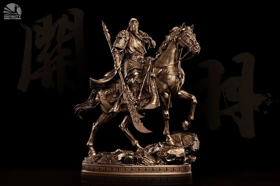Blade-Wielding Guan Yu (Colored Version) – Infinity Studio – ActionFigure Brasil