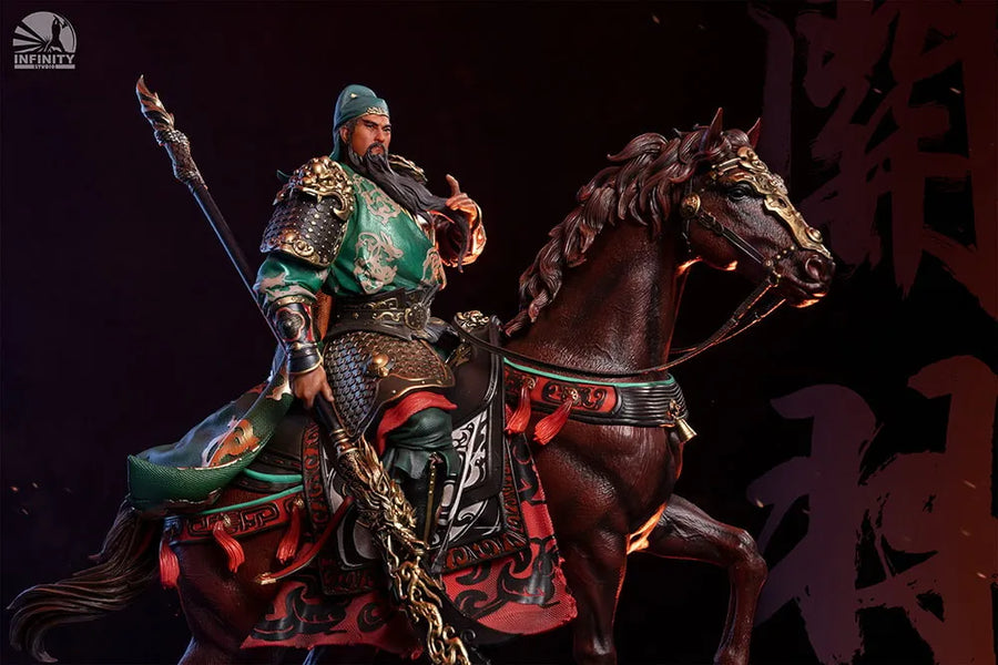 Blade-Wielding Guan Yu (Colored Version) – Infinity Studio – ActionFigure Brasil