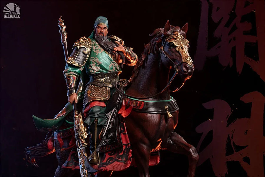 Blade-Wielding Guan Yu (Colored Version) – Infinity Studio – ActionFigure Brasil