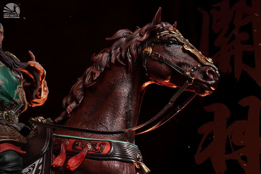 Blade-Wielding Guan Yu (Colored Version) – Infinity Studio – ActionFigure Brasil