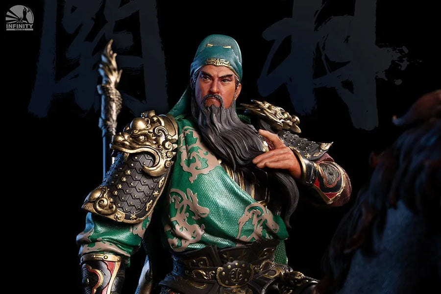 Blade-Wielding Guan Yu (Colored Version) – Infinity Studio – ActionFigure Brasil