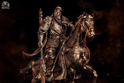 Blade-Wielding Guan Yu (Colored Version) – Infinity Studio – ActionFigure Brasil — ângulo diferente