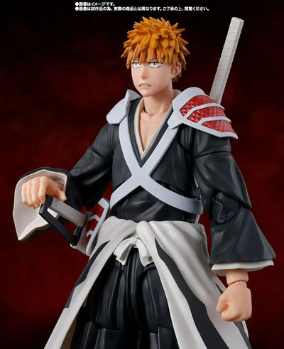 Bleach Sennen Kessen-hen - Kurosaki Ichigo - S.H.Figuarts - Dual Zangetsu (Bandai Spirits) [Shop Exclusive]ㅤ – Bandai Spirits – ActionFigureBrasil — com base expositora