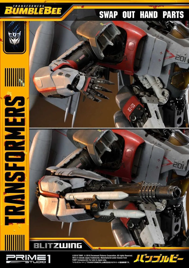 Blitzwing (Exclusive Version) Transformers: Bumblebee (Film) – Prime1Studio – ActionFigure Brasil