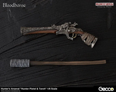 Bloodborne - Hunter's Arsenal: Hunter Pistol & Torch 1/6 Scale Weaponㅤ – Gecco – ActionFigureBrasil