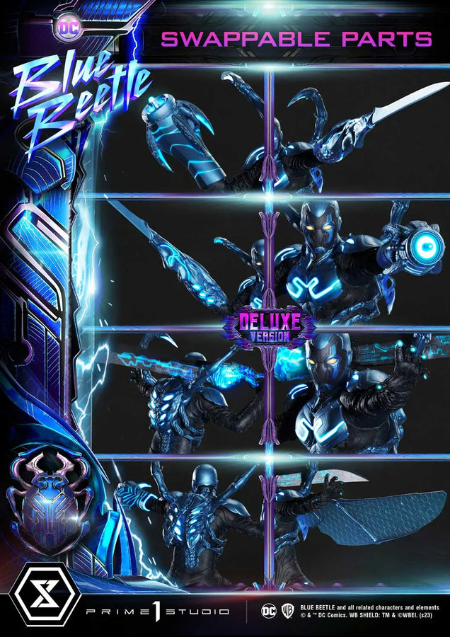 Blue Beetle (Deluxe Bonus Version) Blue Beetle – Prime1Studio – ActionFigure Brasil