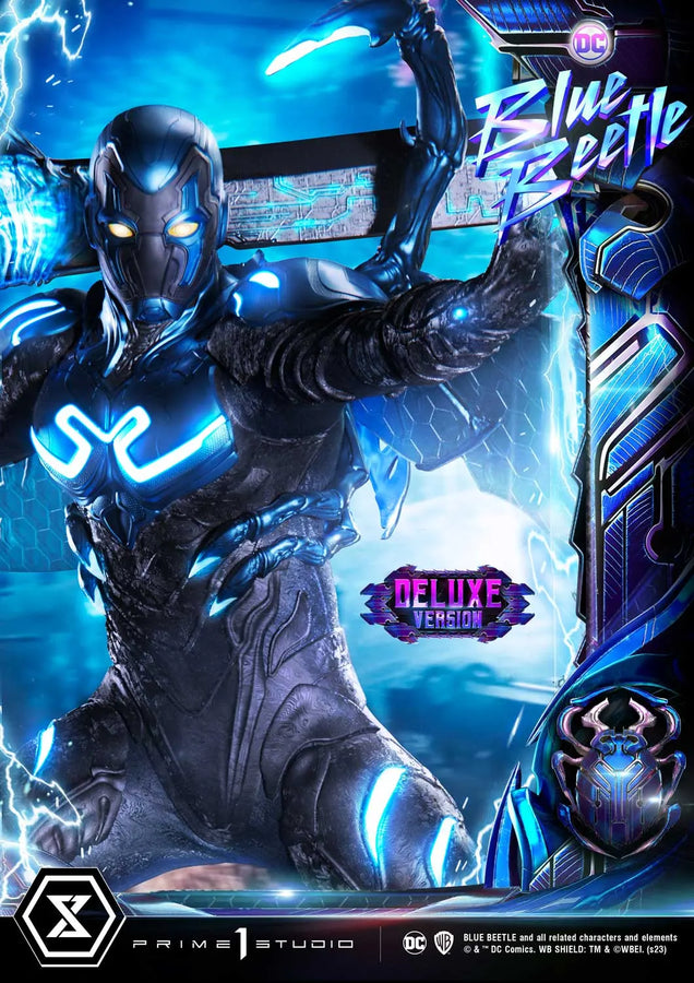 Blue Beetle (Deluxe Bonus Version) Blue Beetle – Prime1Studio – ActionFigure Brasil