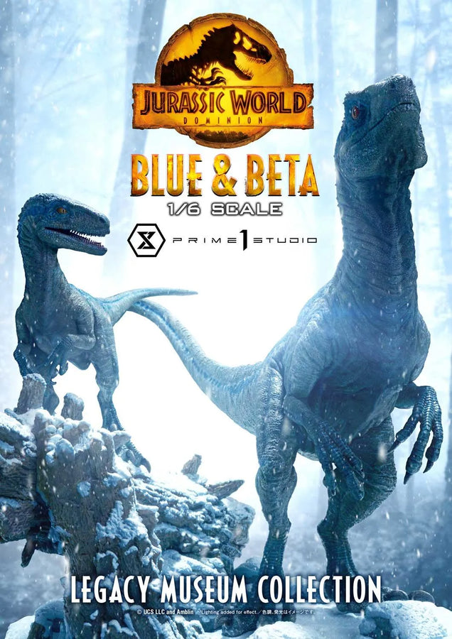 Blue & Beta (Bonus Version) Jurassic World: Dominion (Film) – Prime1Studio – ActionFigure Brasil