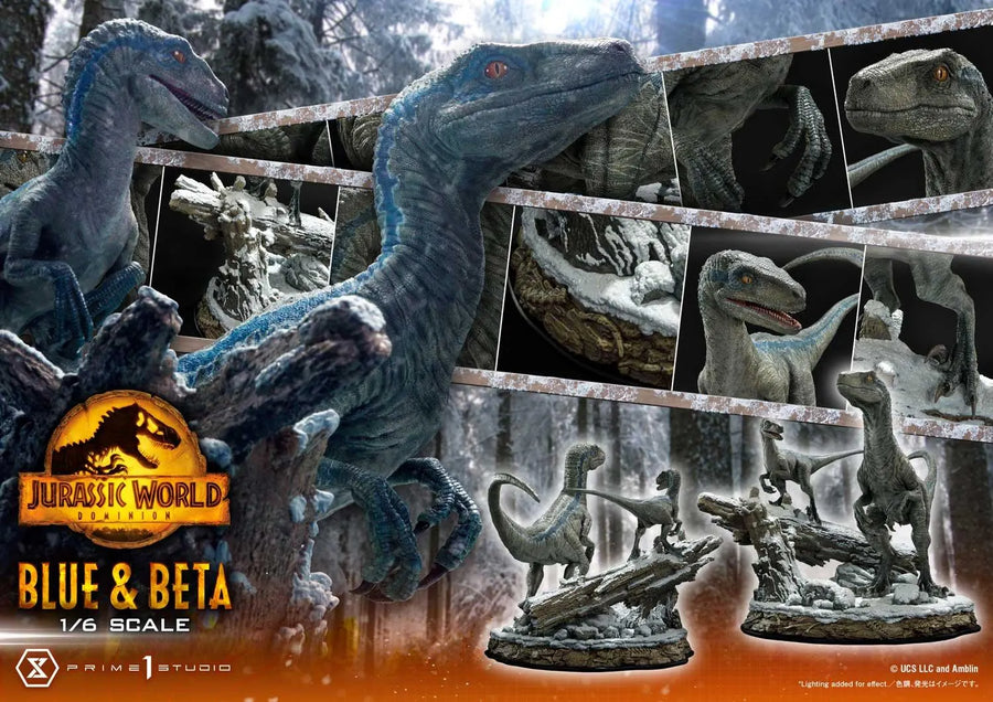 Blue & Beta (Bonus Version) Jurassic World: Dominion (Film) – Prime1Studio – ActionFigure Brasil