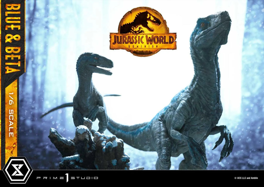 Blue & Beta (Bonus Version) Jurassic World: Dominion (Film) – Prime1Studio – ActionFigure Brasil