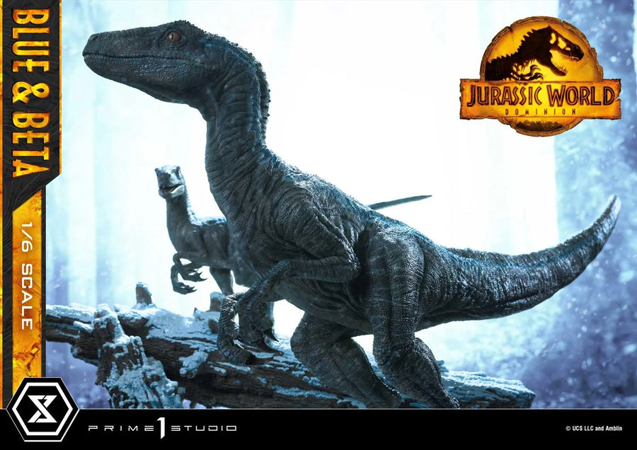 Blue & Beta (Bonus Version) Jurassic World: Dominion (Film) – Prime1Studio – ActionFigure Brasil