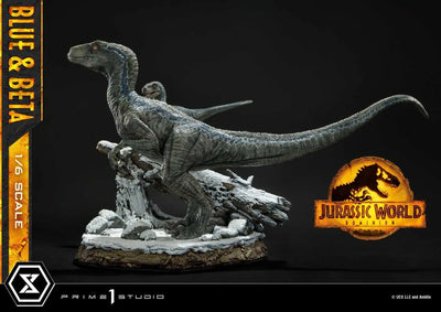 Blue & Beta (Regular Version) Jurassic World: Dominion (Film) – Prime1Studio – ActionFigure Brasil