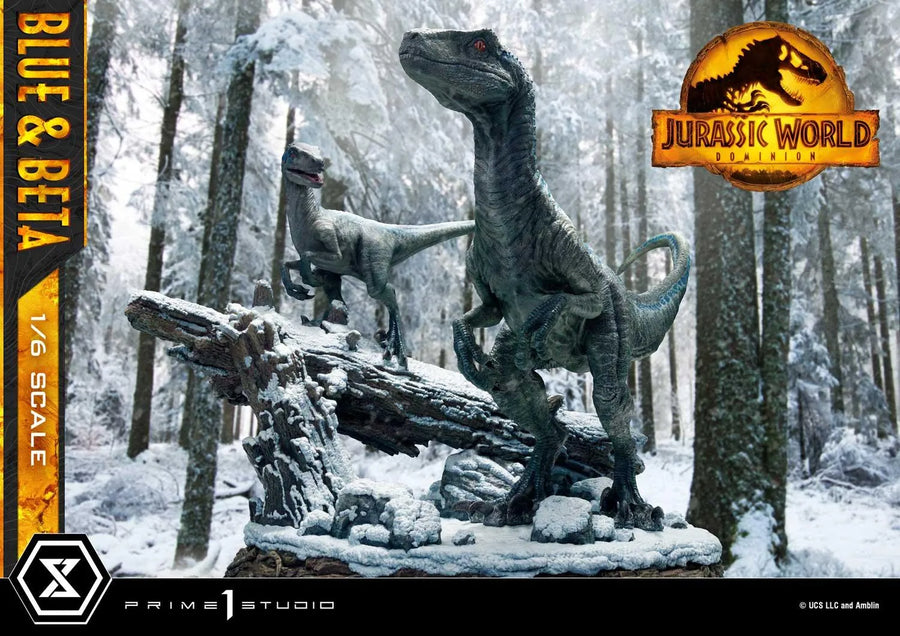 Blue & Beta (Regular Version) Jurassic World: Dominion (Film) – Prime1Studio – ActionFigure Brasil