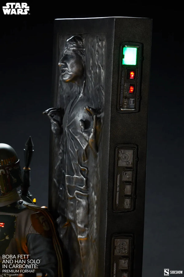 Boba Fett and Han Solo in Carbonite - LIMITED EDITION: 1250 – Sideshow Collectibles – ActionFigure Brasil