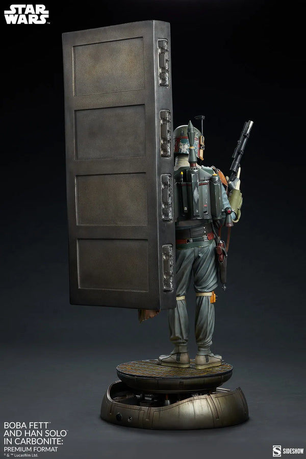 Boba Fett and Han Solo in Carbonite - LIMITED EDITION: 1250 – Sideshow Collectibles – ActionFigure Brasil
