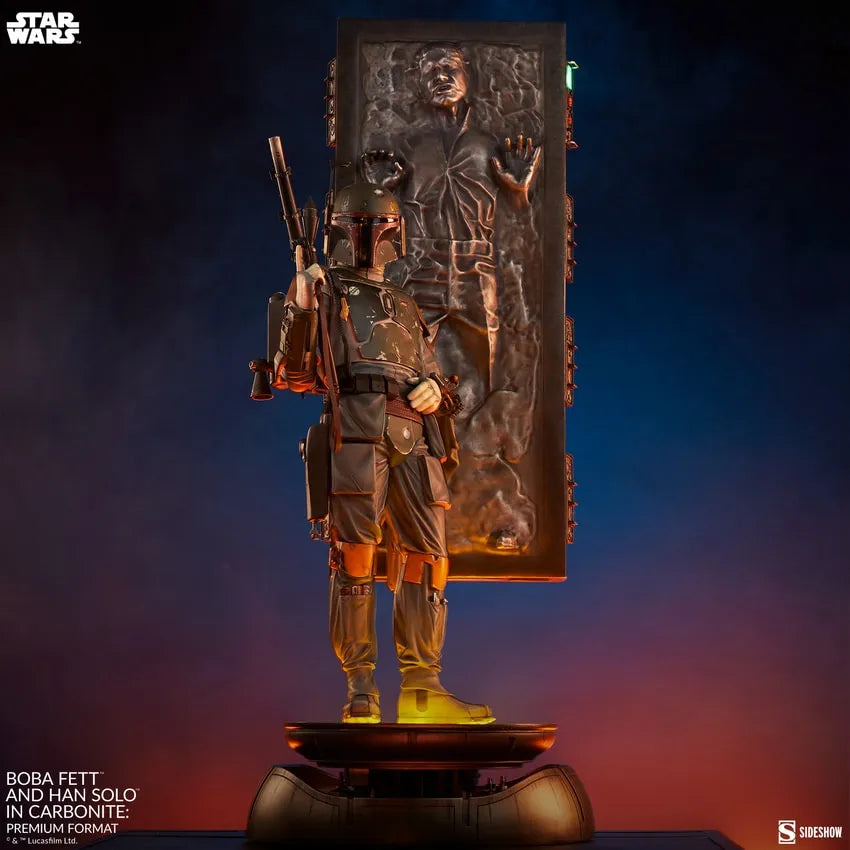 Boba Fett and Han Solo in Carbonite - LIMITED EDITION: 1250 – Sideshow Collectibles – ActionFigure Brasil